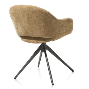Chaise pivotante avec accoudoirs FINN Xooon Ocre