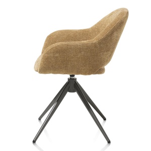Chaise pivotante avec accoudoirs FINN Xooon Ocre