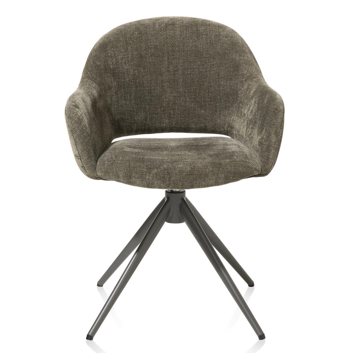 Chaise pivotante avec accoudoirs FINN Xooon Vert foncé