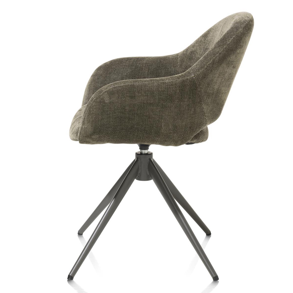 Chaise pivotante avec accoudoirs FINN Xooon Vert foncé