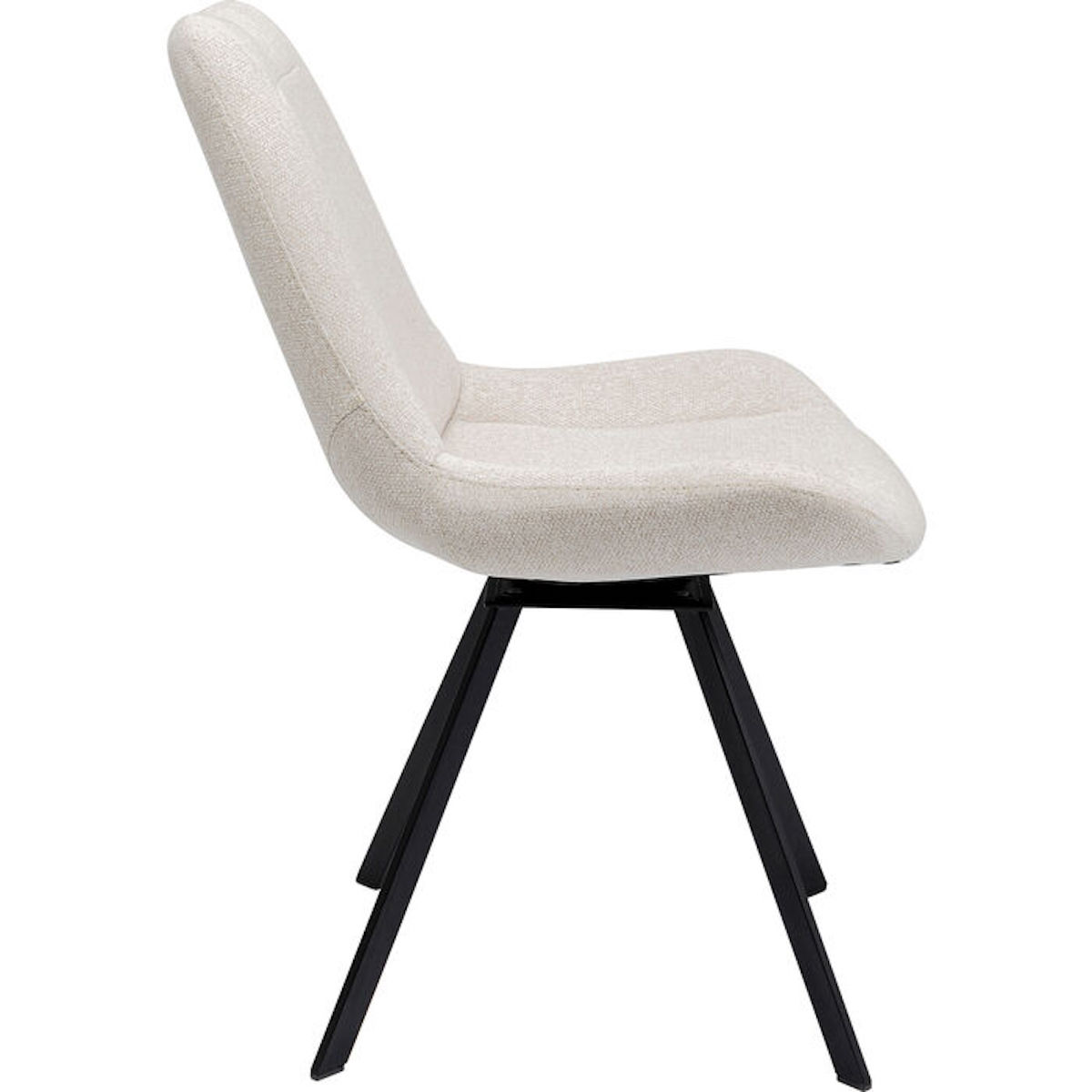 Chaise pivotante BARON Kare Design crème