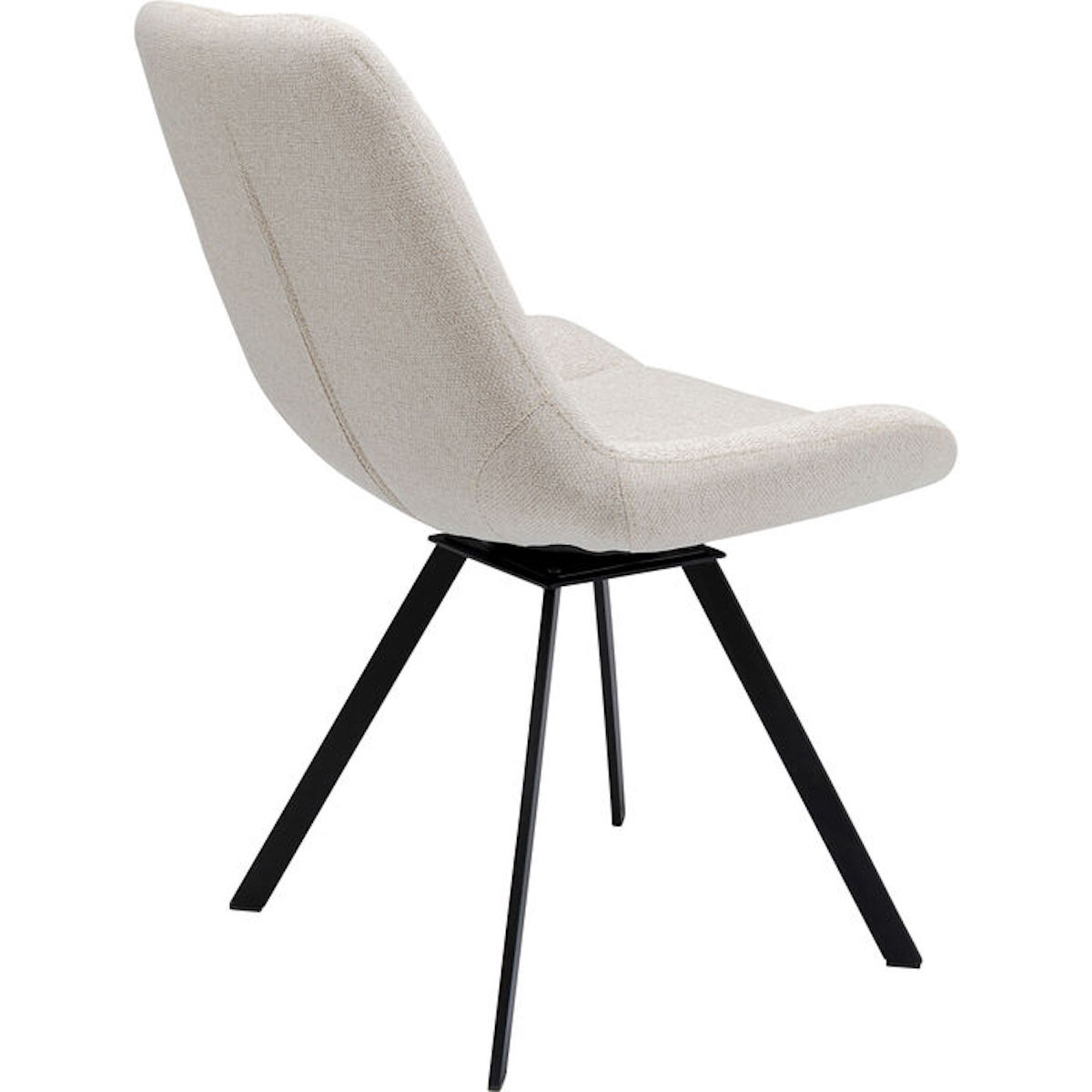 Chaise pivotante BARON Kare Design crème