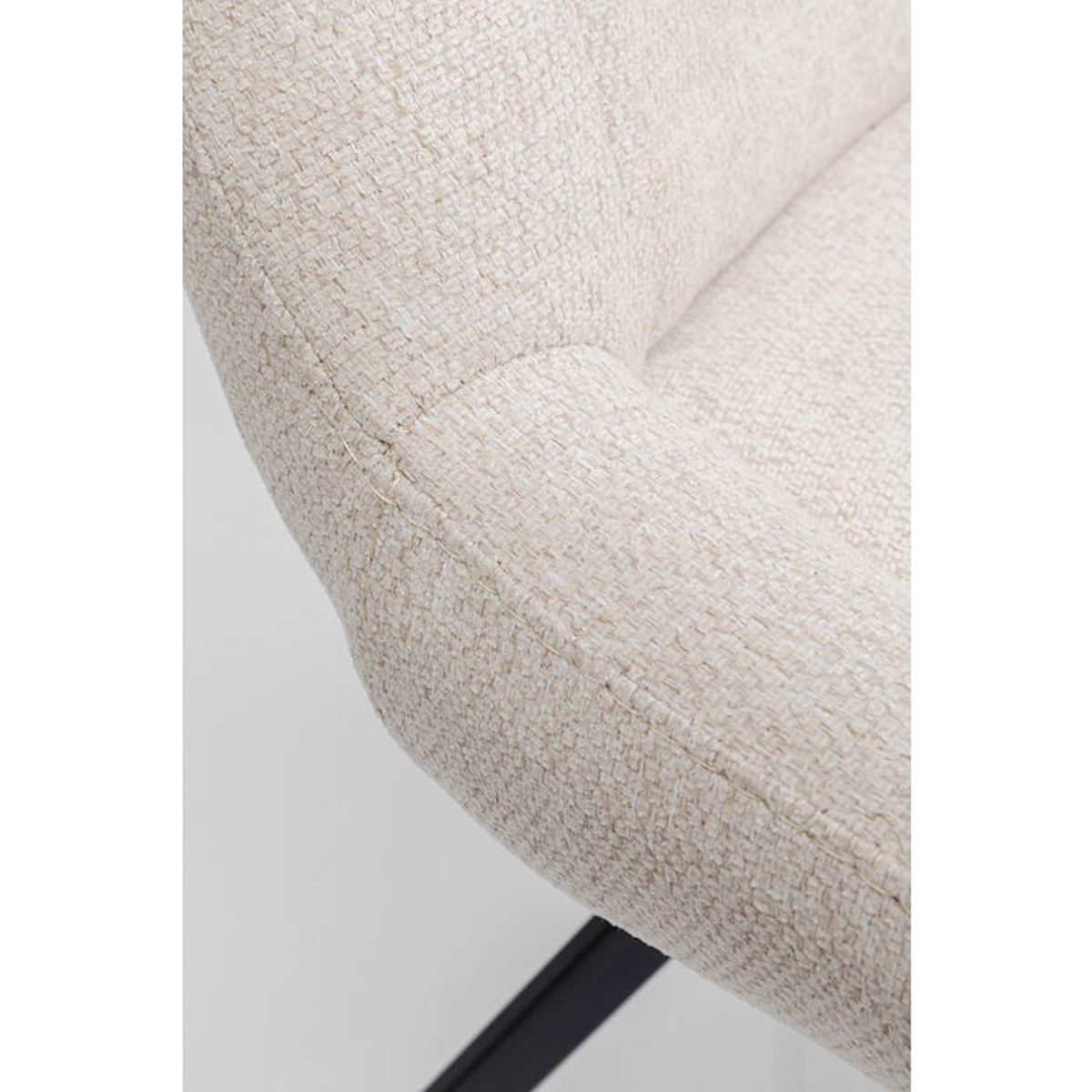 Chaise pivotante BARON Kare Design crème