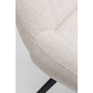 Chaise pivotante BARON Kare Design crème