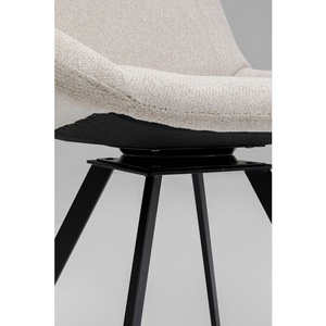 Chaise pivotante BARON Kare Design crème