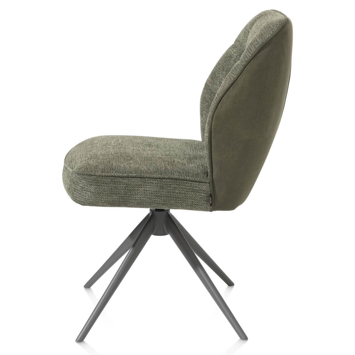 Chaise pivotante BELL Henders & Hazel en cominaison Calabria/Vada Vert mousse