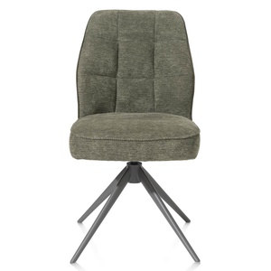 Chaise pivotante BELL Henders & Hazel en cominaison Calabria/Vada Vert mousse
