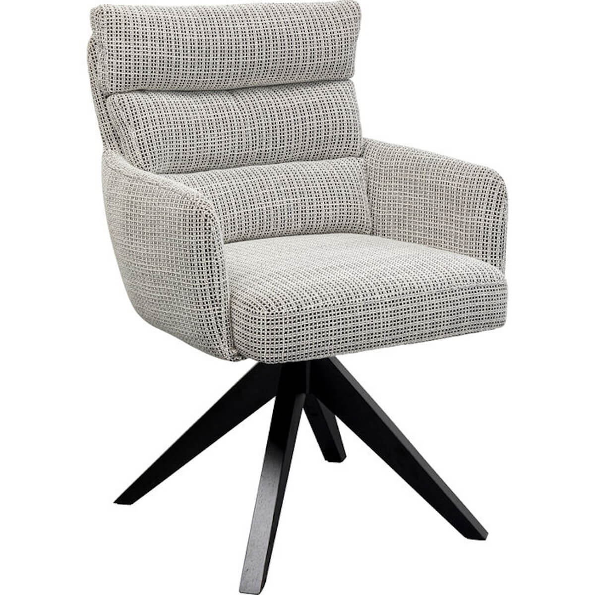Chaise pivotante BOSSE Kare Design noir