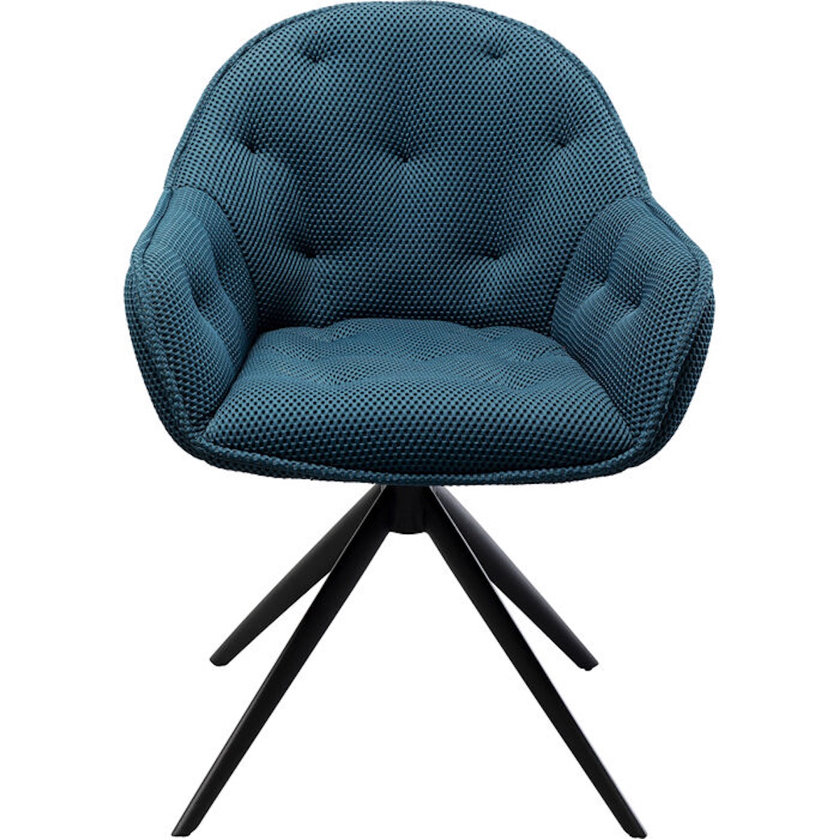 Chaise pivotante CARLITO Kare Design Mesh vert pétrole