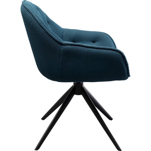 Chaise pivotante CARLITO Kare Design Mesh vert pétrole