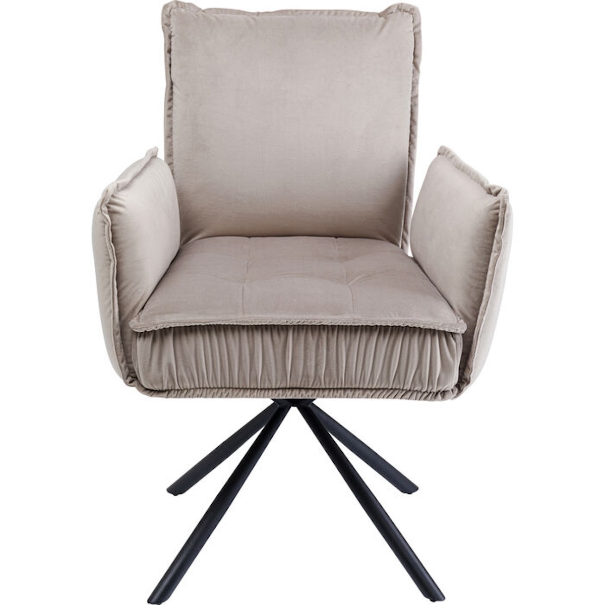 Chaise pivotante CHELSEA Kare Design gris