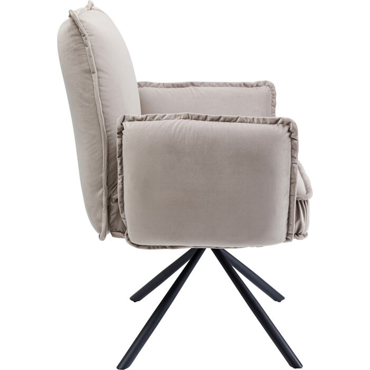 Chaise pivotante CHELSEA Kare Design gris