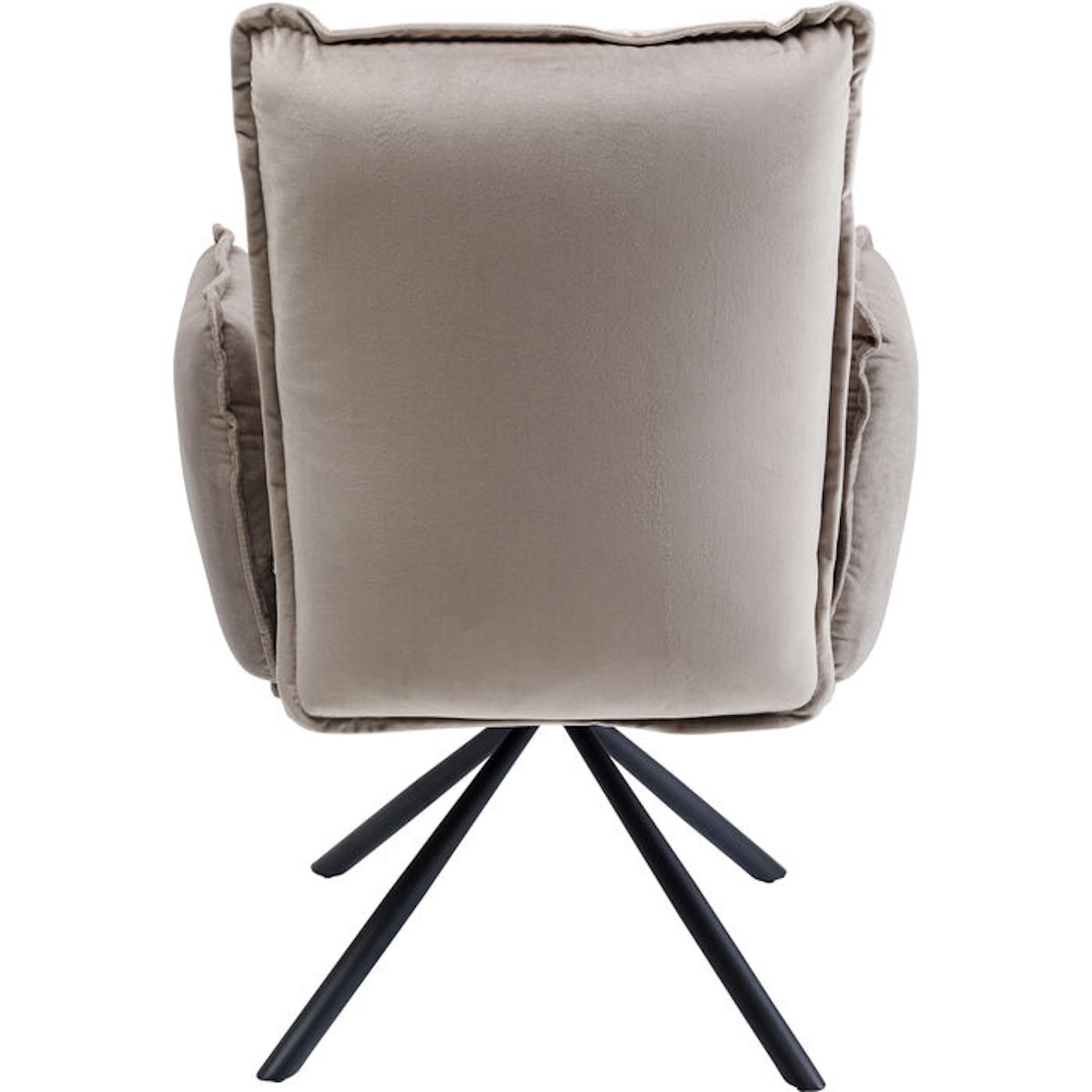 Chaise pivotante CHELSEA Kare Design gris