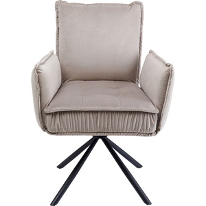 Chaise pivotante CHELSEA Kare Design gris