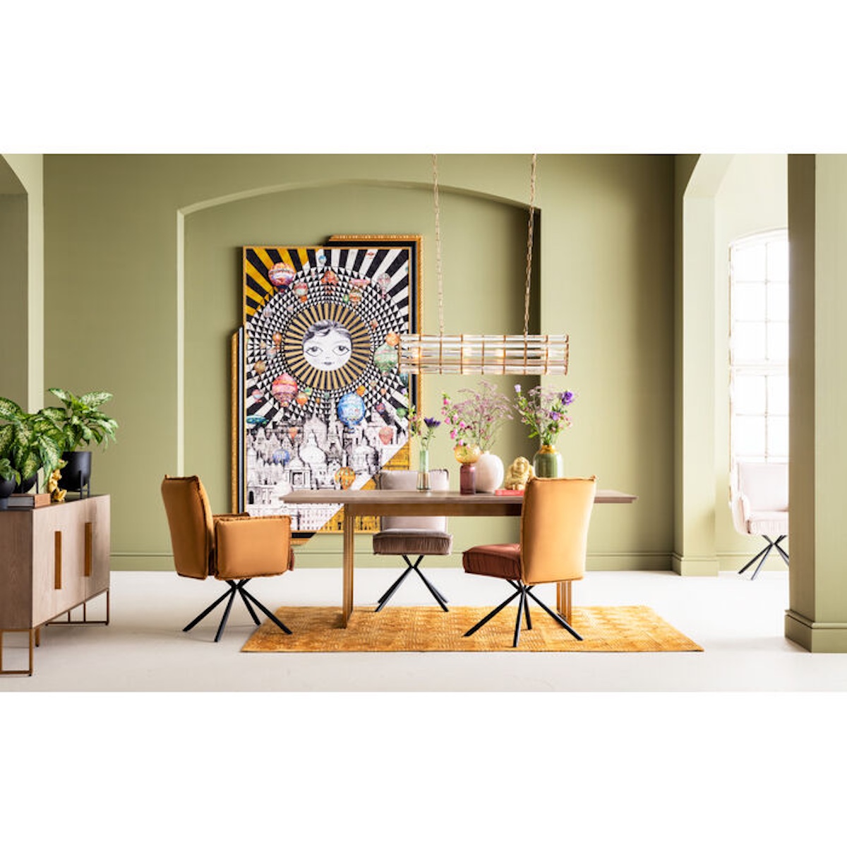 Chaise pivotante CHELSEA Kare Design marron