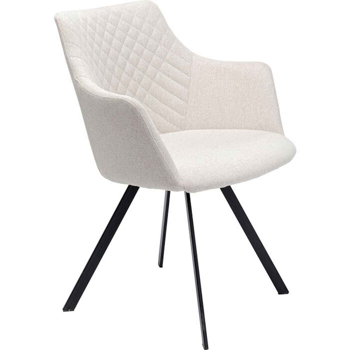 Chaise pivotante COCO Kare Design crème