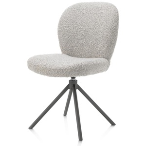 Chaise pivotante JAXON Xooon Caillou / piétement graphite