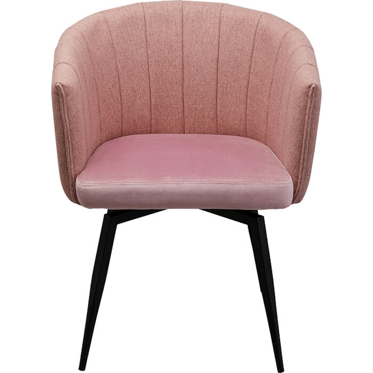 Chaise pivotante MERIDA Kare Design rose
