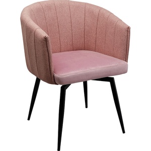 Chaise pivotante MERIDA Kare Design rose