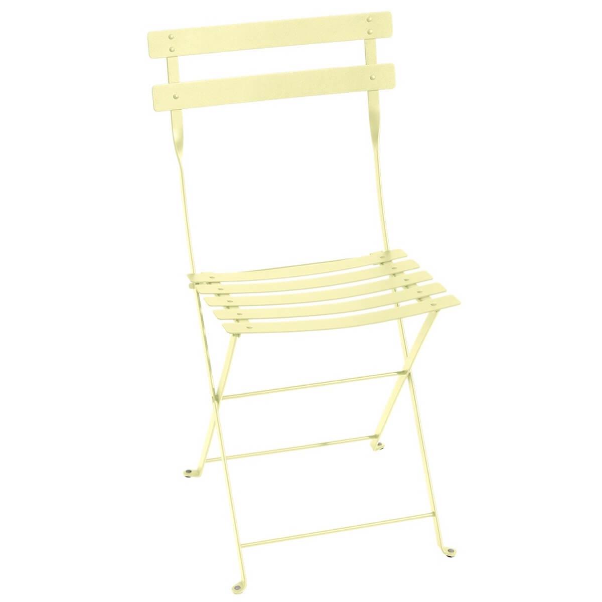 Chaise pliante BISTRO Fermob citron givré