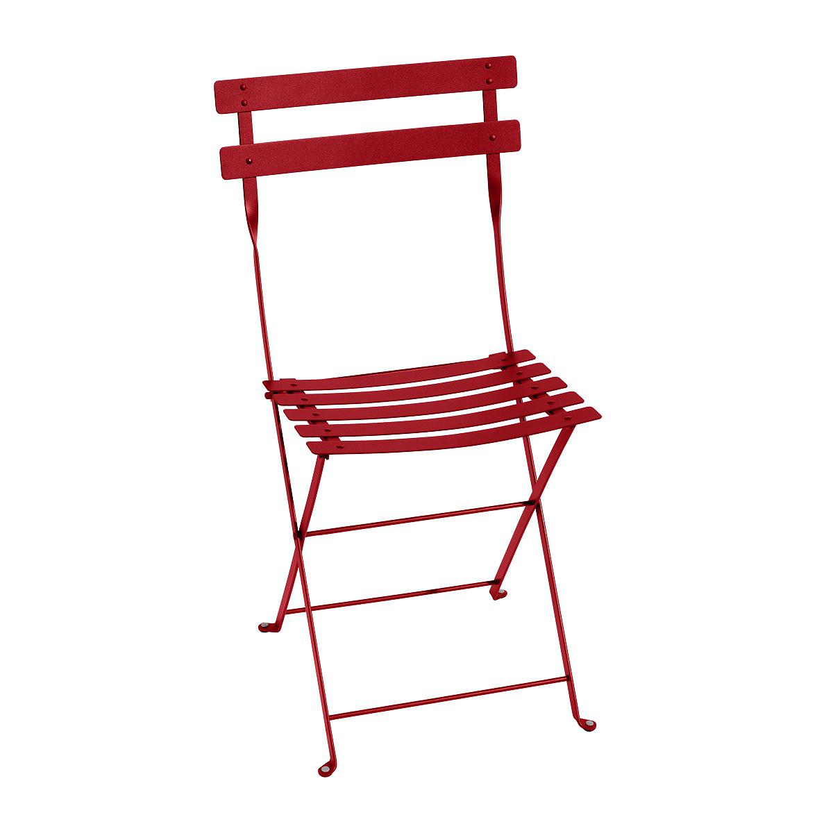 Chaise pliante BISTRO Fermob coquelicot