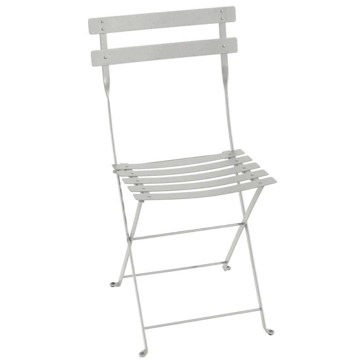 Chaise pliante BISTRO Fermob gris argile
