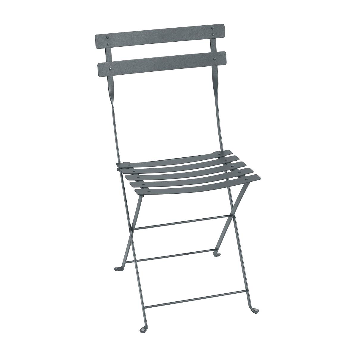 Chaise pliante BISTRO Fermob gris orage