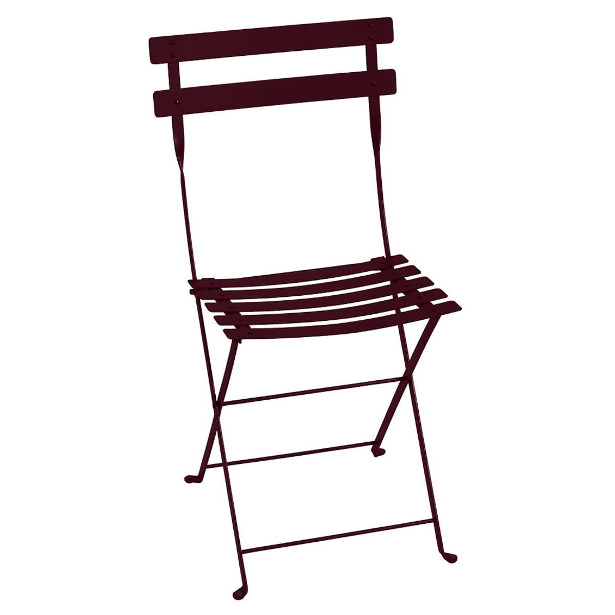 Chaise pliante BISTRO Fermob noir cerise