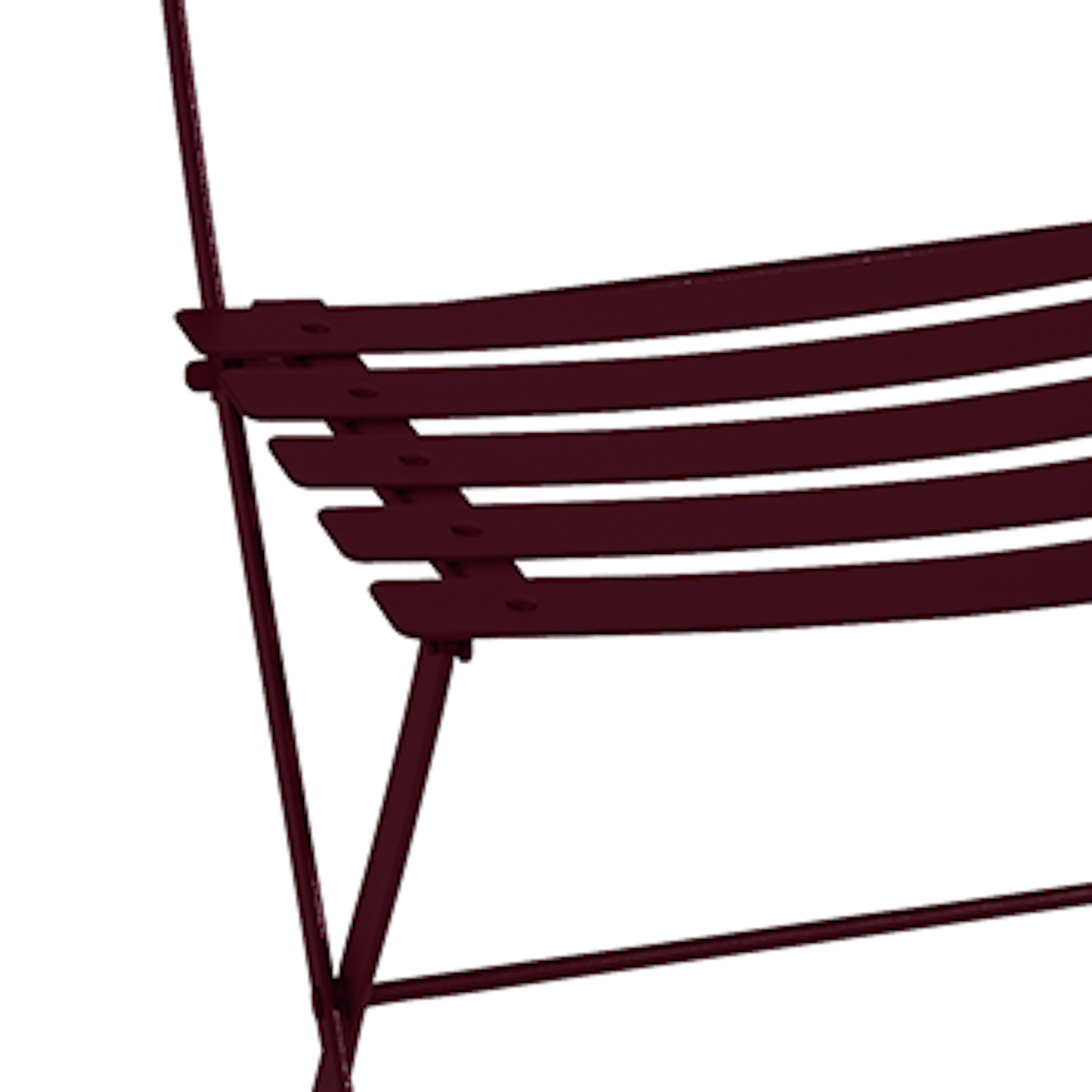 Chaise pliante BISTRO Fermob noir cerise