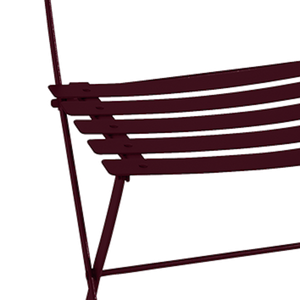 Chaise pliante BISTRO Fermob noir cerise
