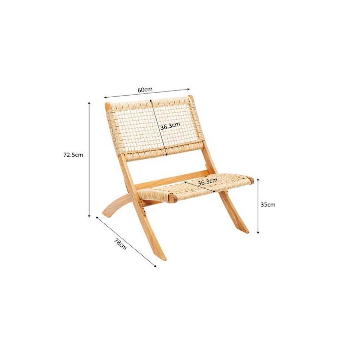Chaise pliante COPACABANA Kare Design