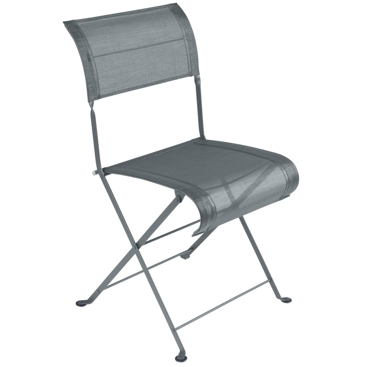 Chaise pliante DUNE PREMIUM Fermob gris orage