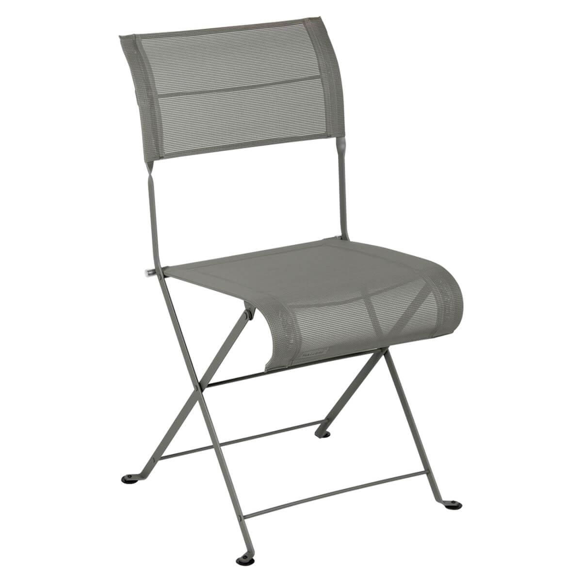 Chaise pliante DUNE PREMIUM Fermob romarin stereo