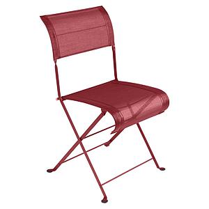 Chaise pliante DUNE PREMIUM Fermob rouge piment