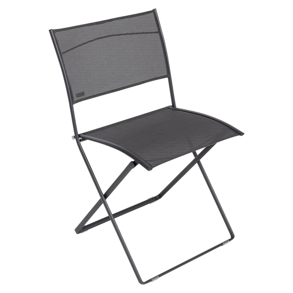 Chaise pliante PLEIN AIR Fermob stereo carbone