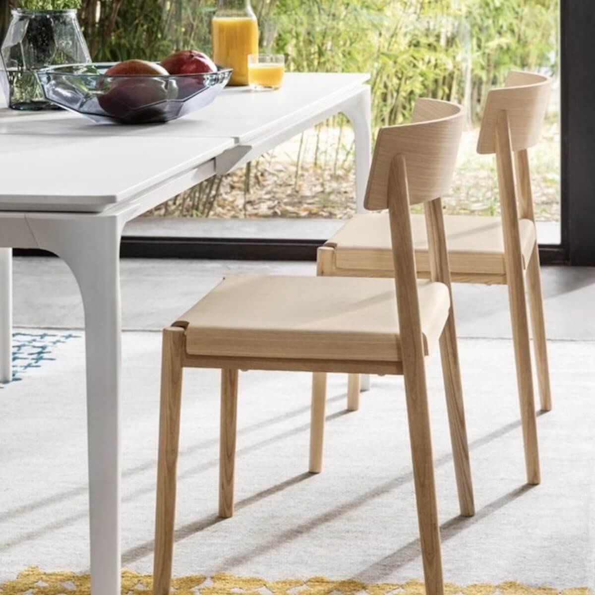 Chaise SCANDIA Calligaris chêne naturel