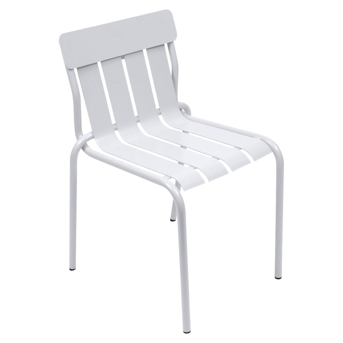 Chaise STRIPE Fermob blanc coton