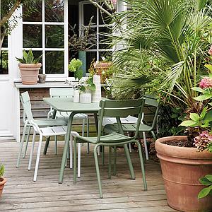 Chaise STRIPE Fermob piment