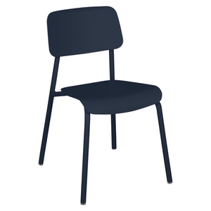 Chaise STUDIE Fermob bleu abysse