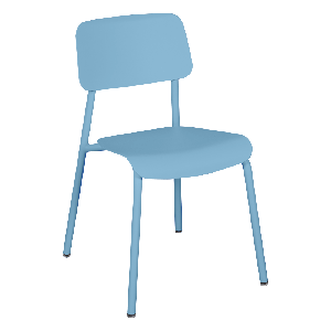 Chaise STUDIE Fermob bleu maya