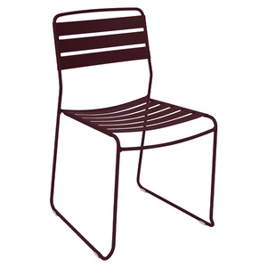 Chaise SURPRISING Fermob cerise noir
