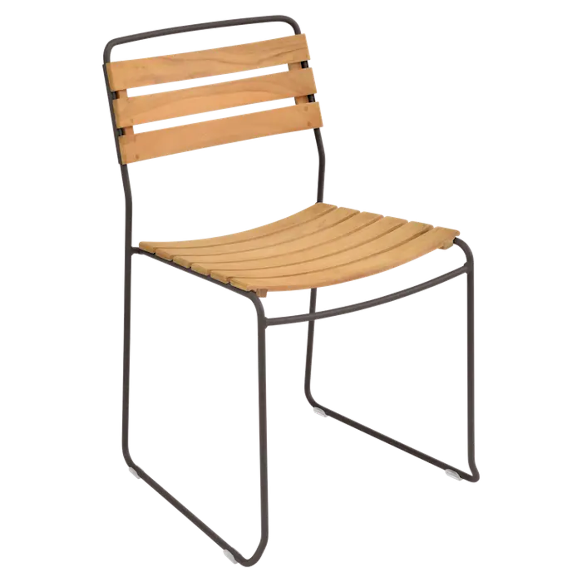 Chaise SURPRISING Teck  Fermob brun tonka 