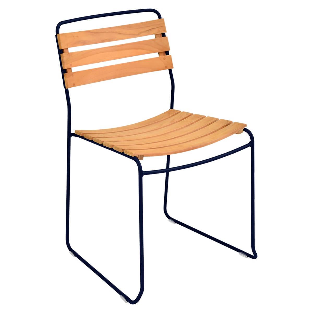 Chaise SURPRISING TEK Fermob Bleu Abysse