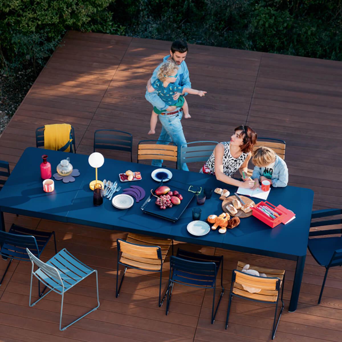 Chaise SURPRISING TEK Fermob Bleu Abysse