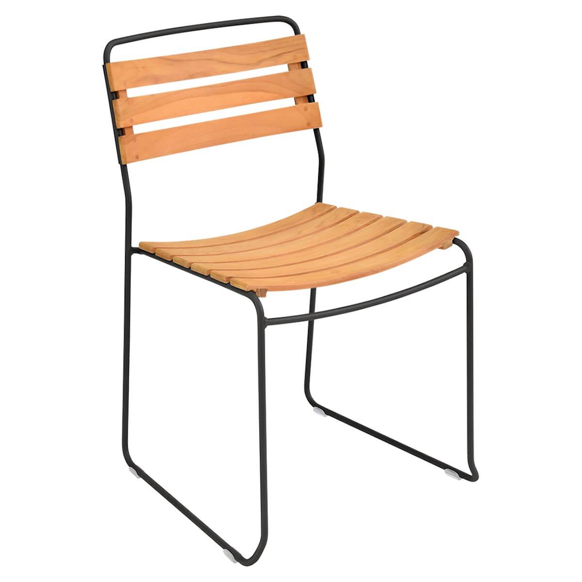 Chaise SURPRISING TEK Fermob réglisse