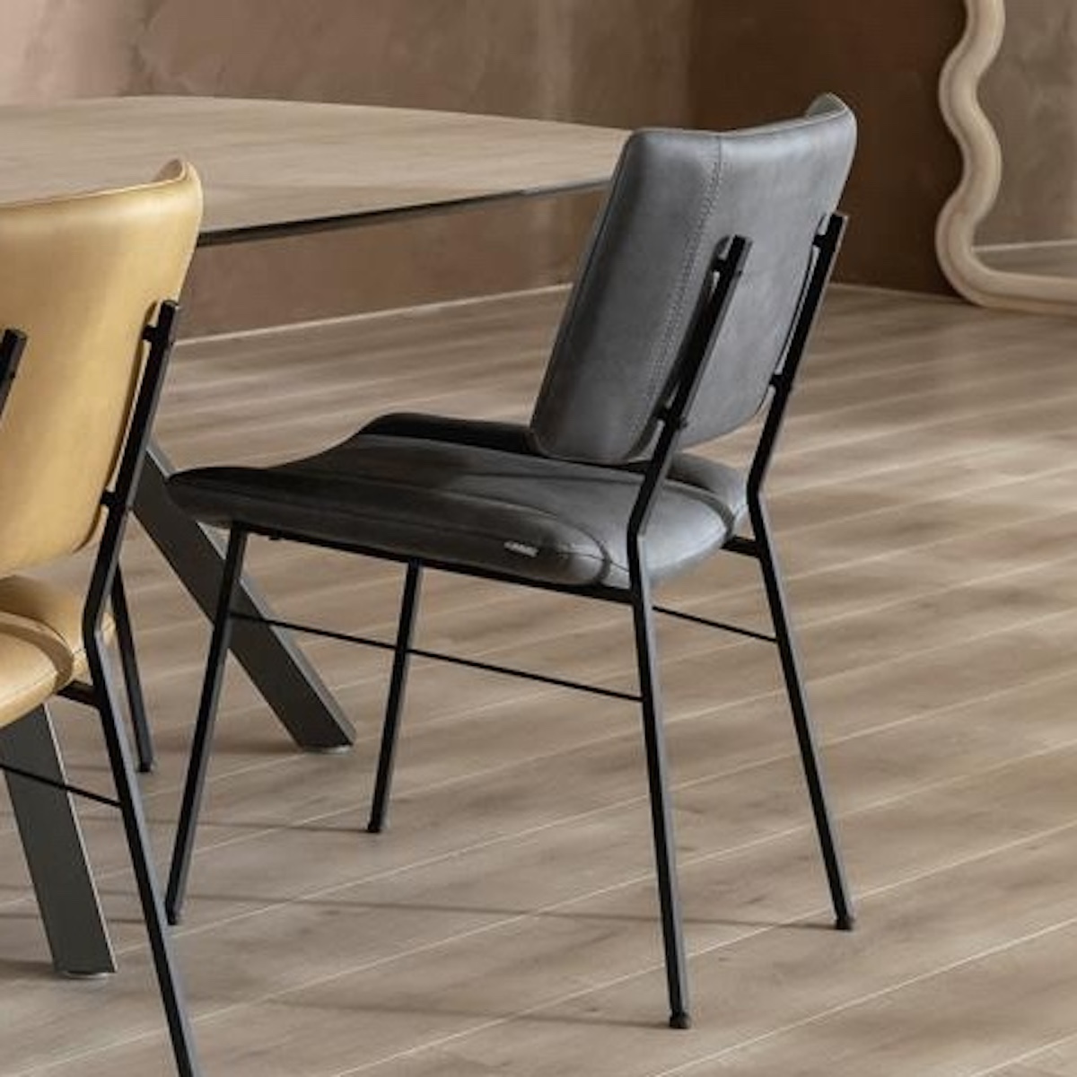 Chaise TATUM Xooon Pala-Gris clair
