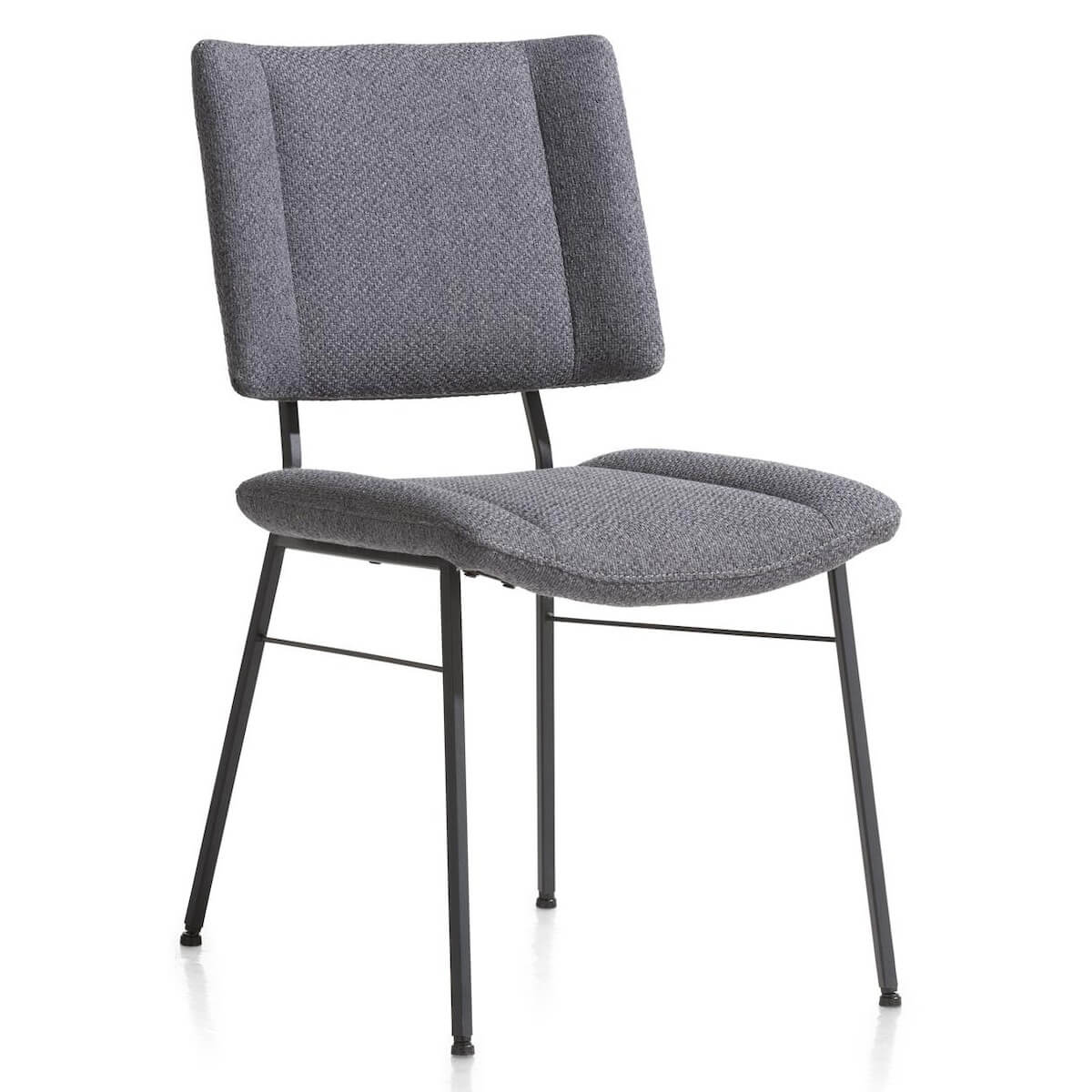Chaise TATUM Xooon tissu gr 0/Ponti/Anthracite