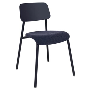 Chaise tissu STUDIE Fermob Indoor bleu abysse