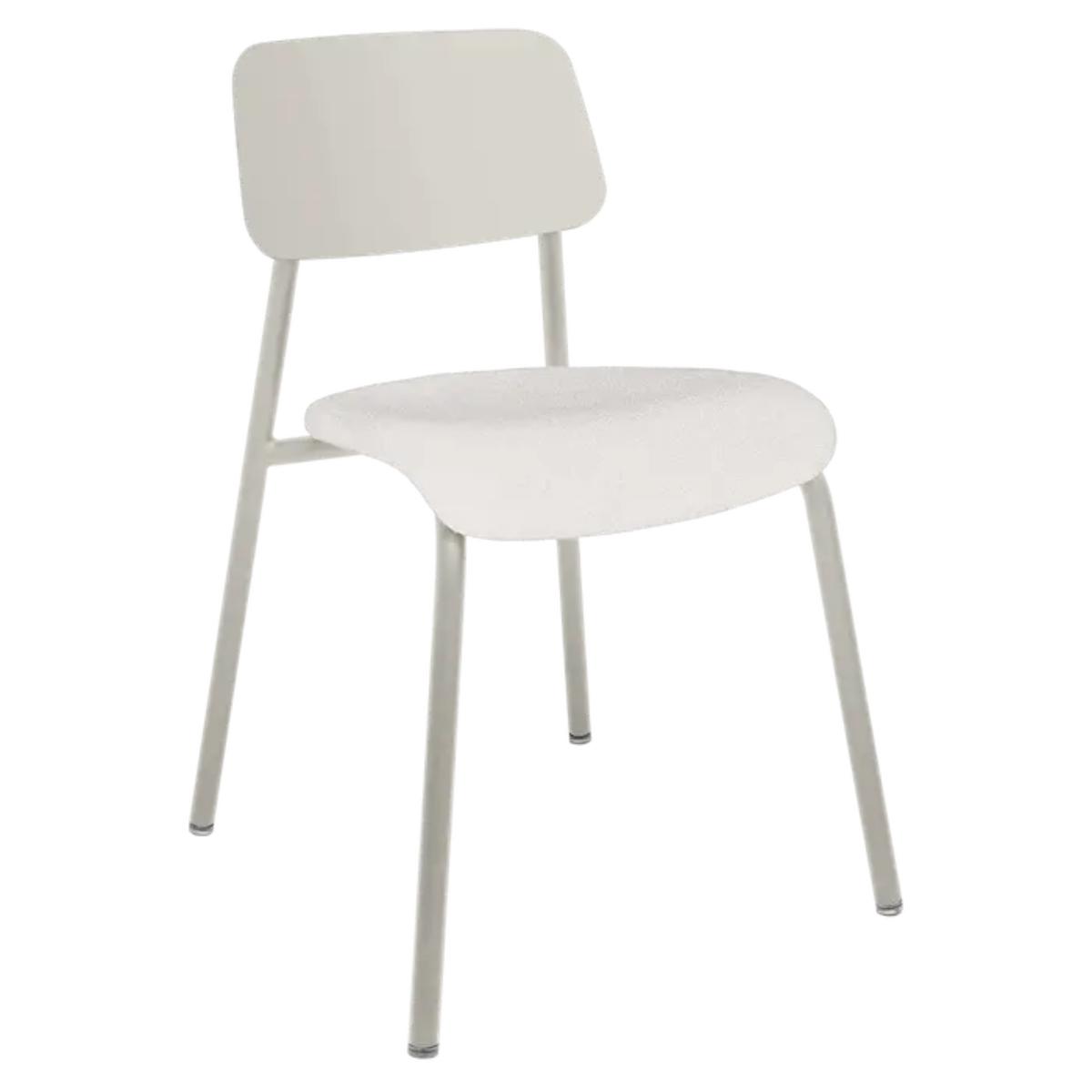 Chaise tissu STUDIE Fermob  Indoor gris argile