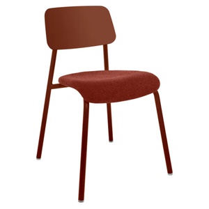 Chaise tissu STUDIE Fermob Indoor ocre rouge